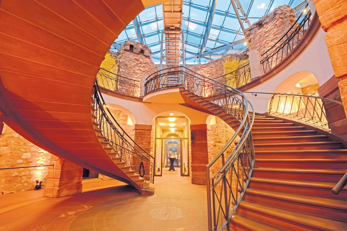 Jagdschloss Platte Treppe