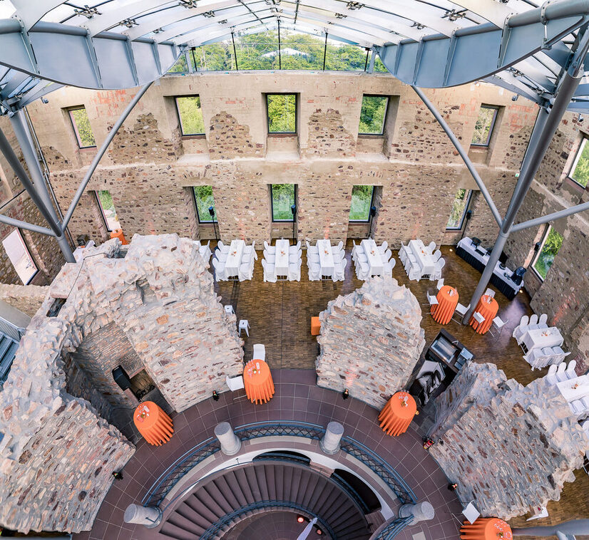 Jagdschloss Platte - Blick von der Aussichtsplattform