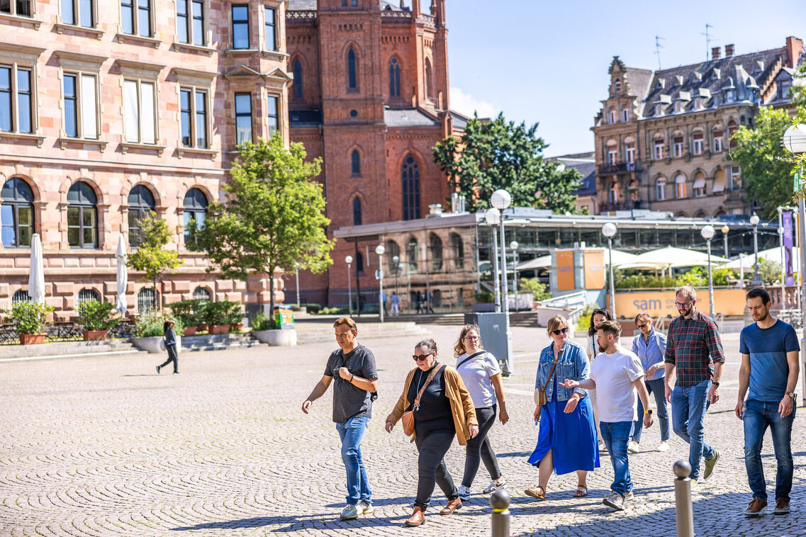 Eine Stadtführung in Wiesbaden