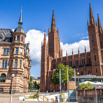 Marktplatz in Wiesbaden