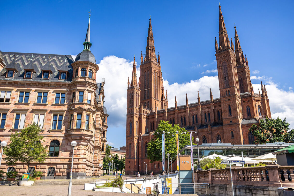Marktplatz in Wiesbaden