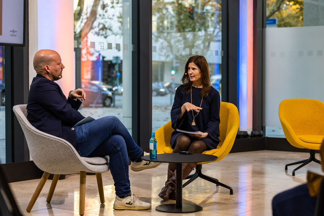Robert Frowein und Ulrike Theis im Gespräch