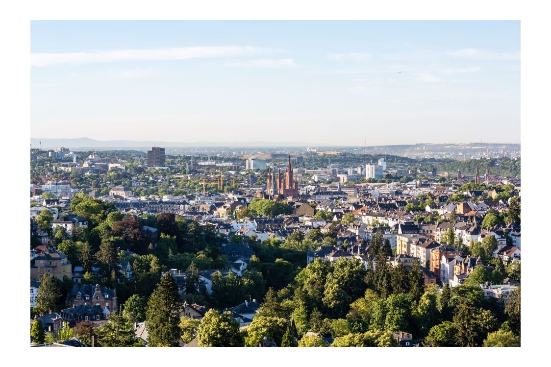 Blick auf Wiesbaden
