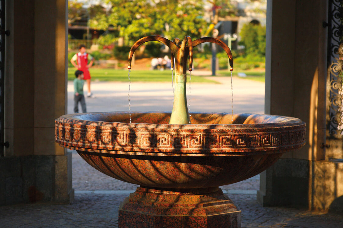 Kochbrunnen am Kranzplatz