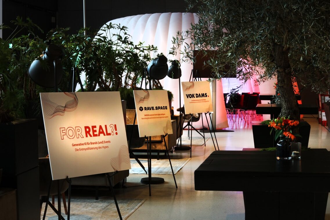 Modernes Ausstellersetting beim NEXTLIVE.FESTIVAL