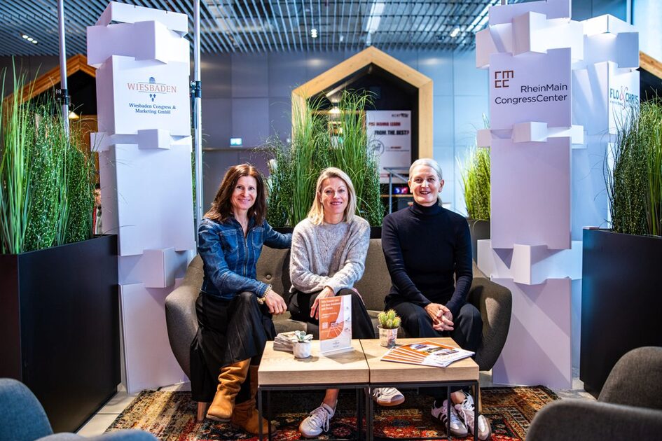 Teamfoto mit Ulrike Theis, Annika Schaad-Diederich, Anne Motzki
