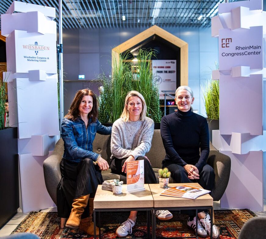 Teamfoto mit Ulrike Theis, Annika Schaad-Diederich, Anne Motzki