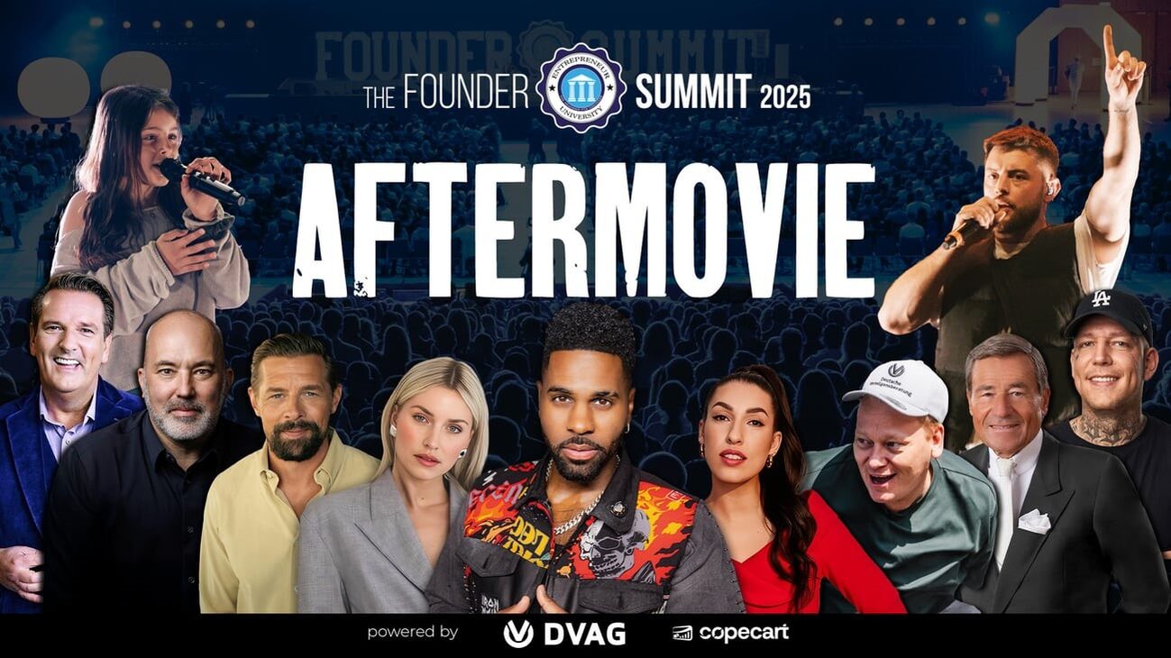 Founder Summit 2025 Aftermovie X Montana Black, Knossi, Lena Gercke, Jason Derulo, Bausa uvm