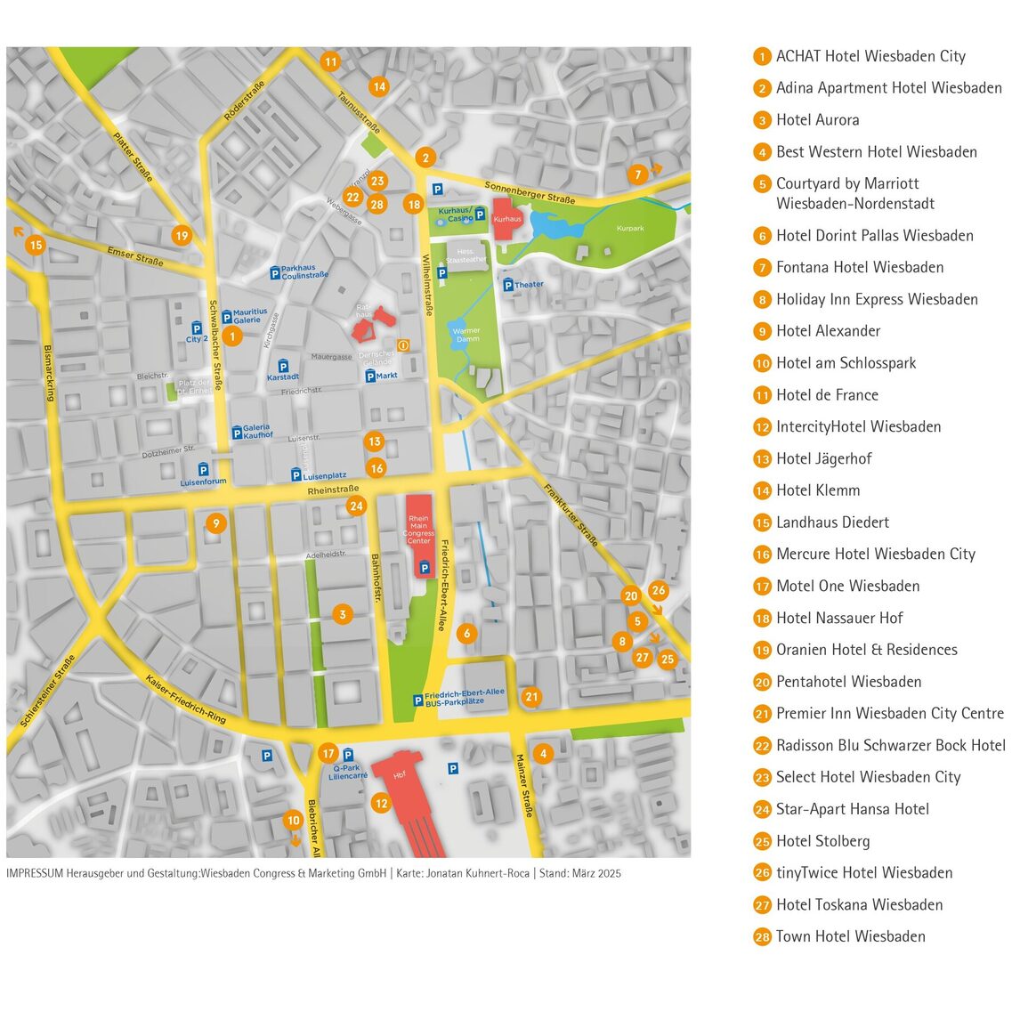 Hotelkarte Wiesbaden_Stand März 2025