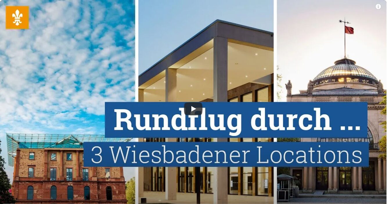 Rundflug durch die 3 Eventlocations der Wiesbaden Congress & Marketing GmbH